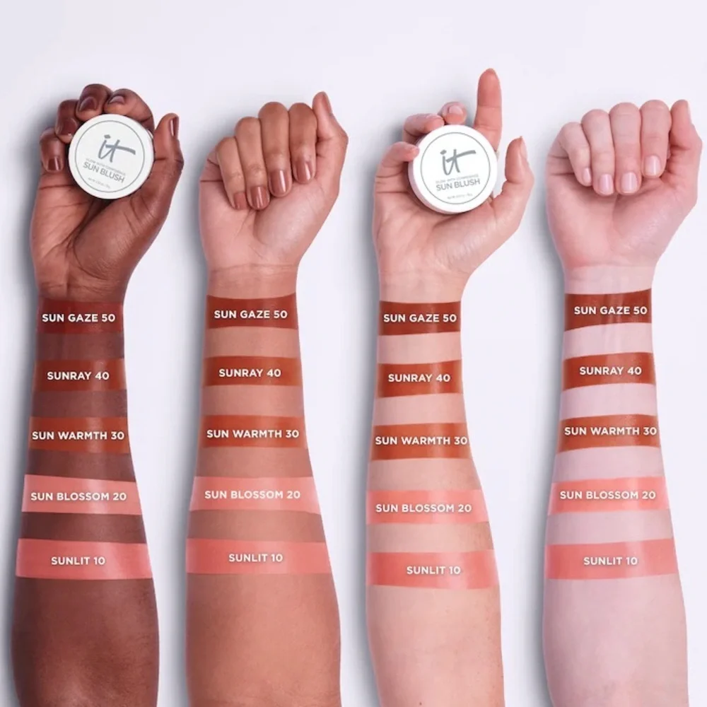 New IT Cosmetics Glow with Confidence Sun Cream Blush‎ with Hyaluronic Acid